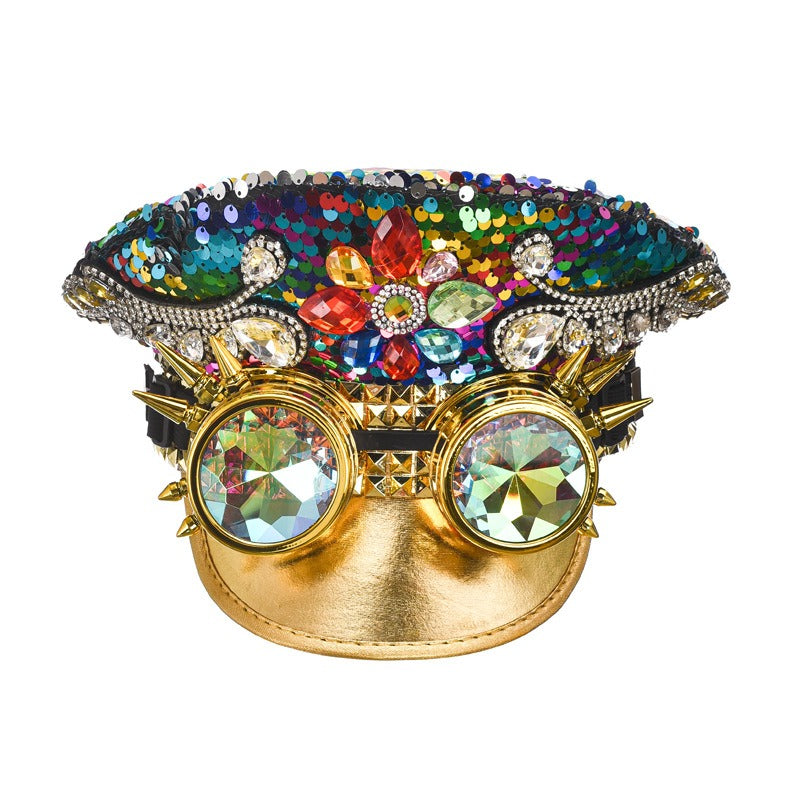 Diamond Inlaid Big Cap