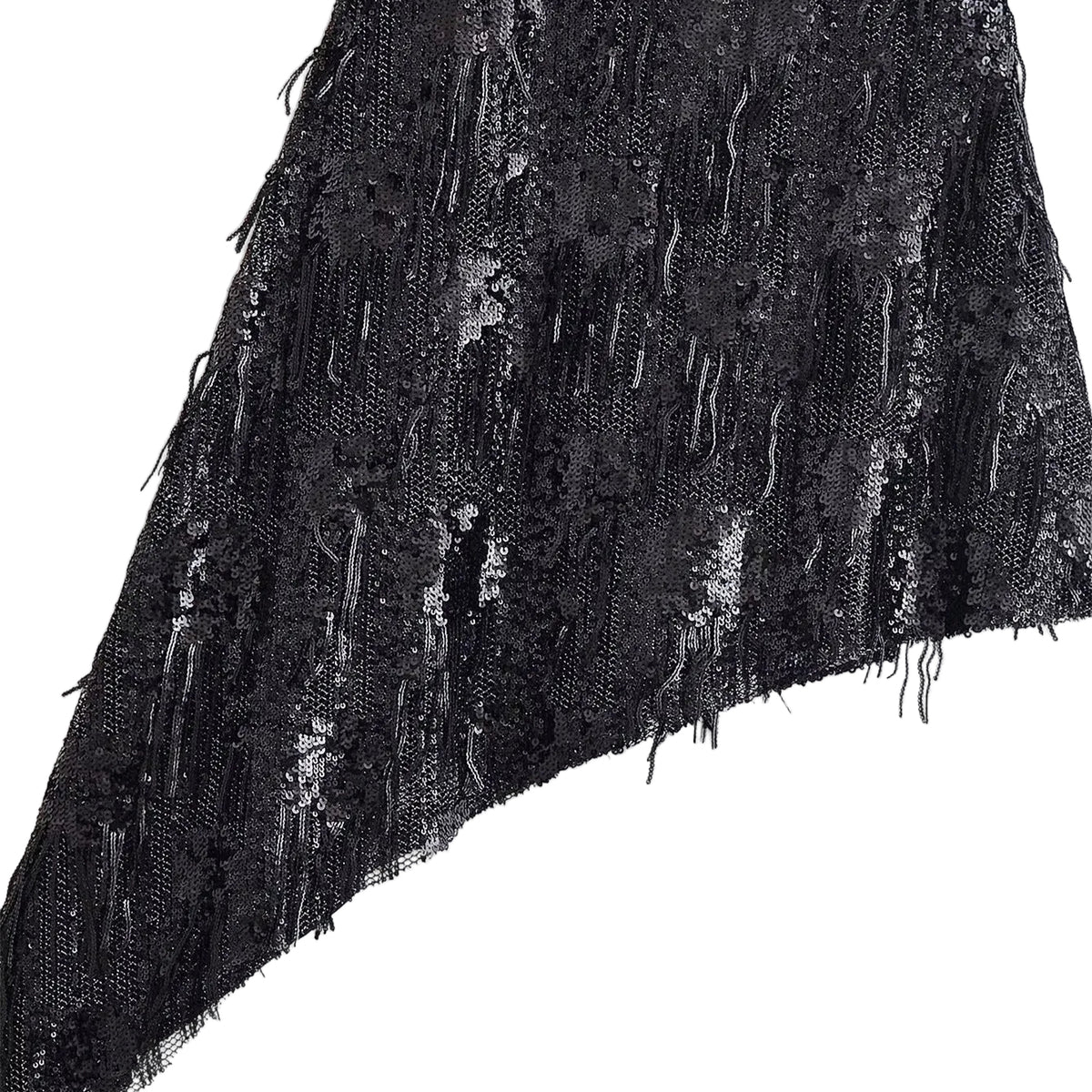 Asymmetric  Embellishment Dress