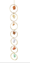 Raw Crystal 7 Color Gemstone Wall Decor