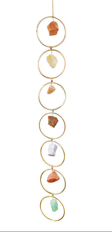 Raw Crystal 7 Color Gemstone Wall Decor