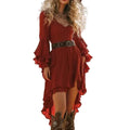 Ruffle Hem Dress