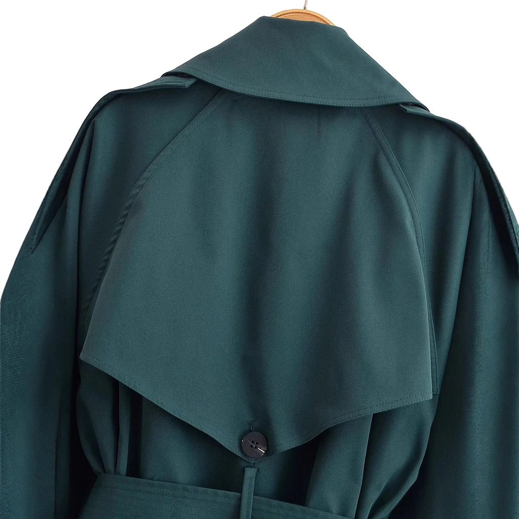 Long Belted Windbreaker