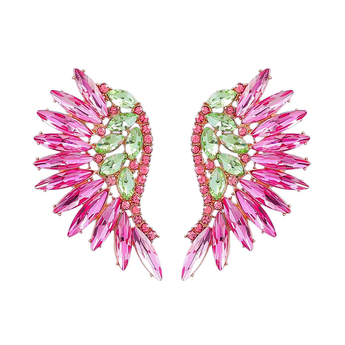 Wing Rhinestone Earrings