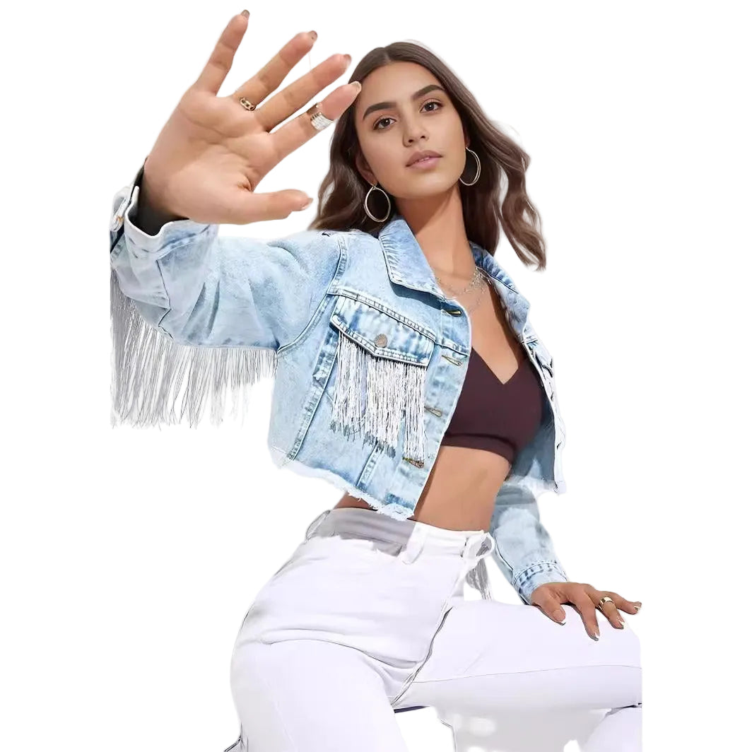 Tassel Denim Jacket