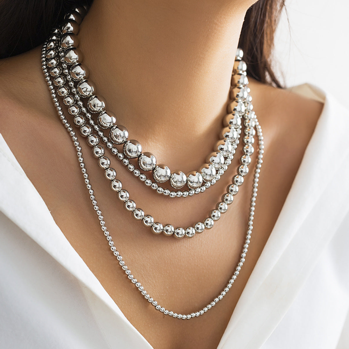 Layered Bead Necklace