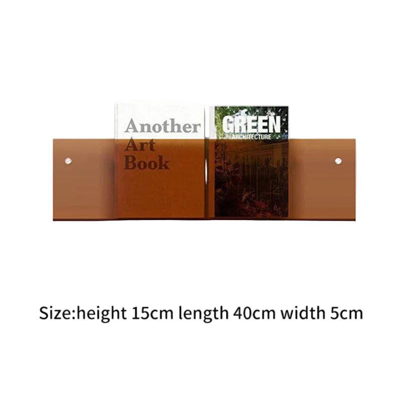 Wall-mounted Magazine Book Display