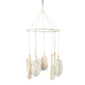 Woven Feather Tassel Mobile