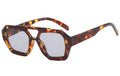 Double Beam Irregular Sunglasses