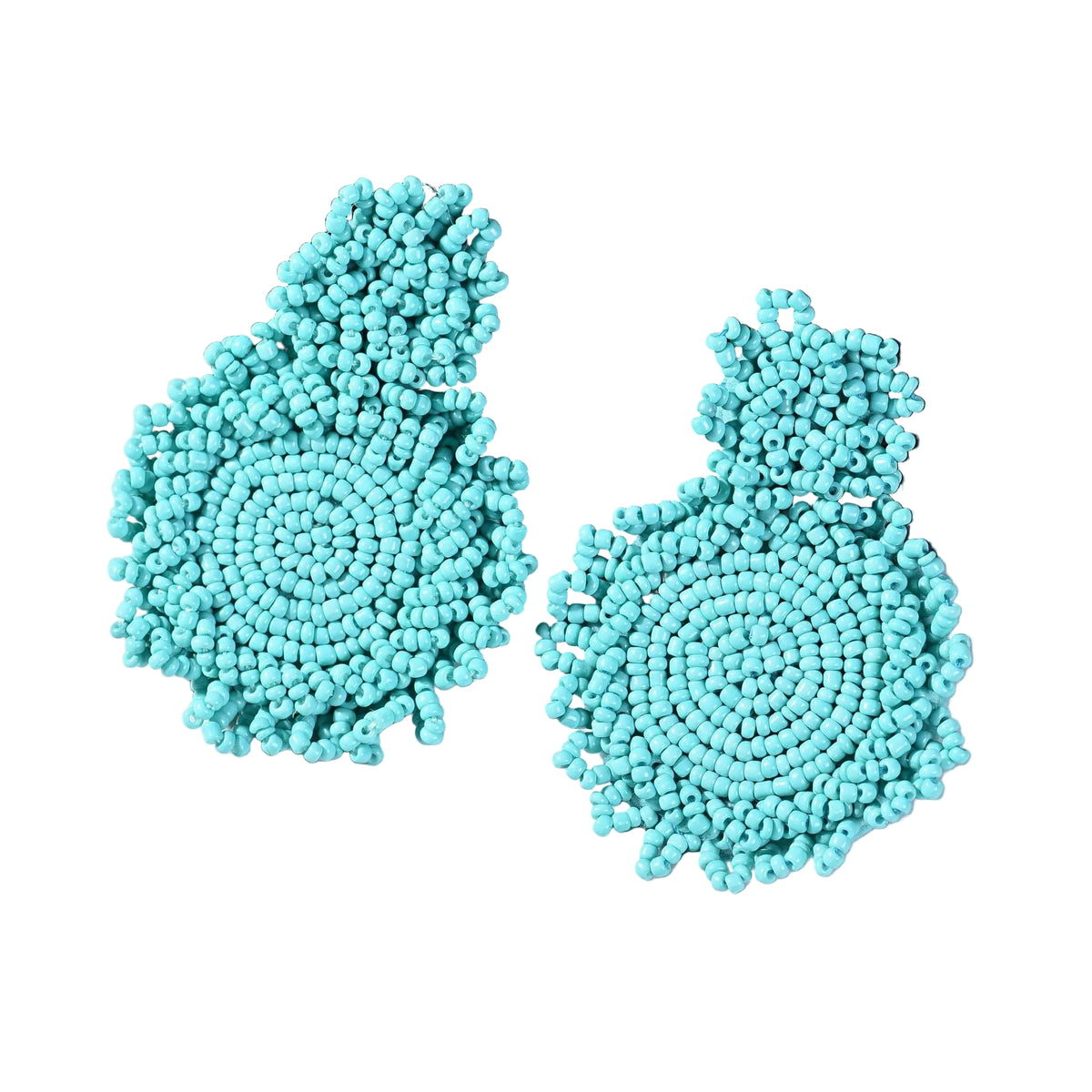 Hand Woven Rice Bead Earrings