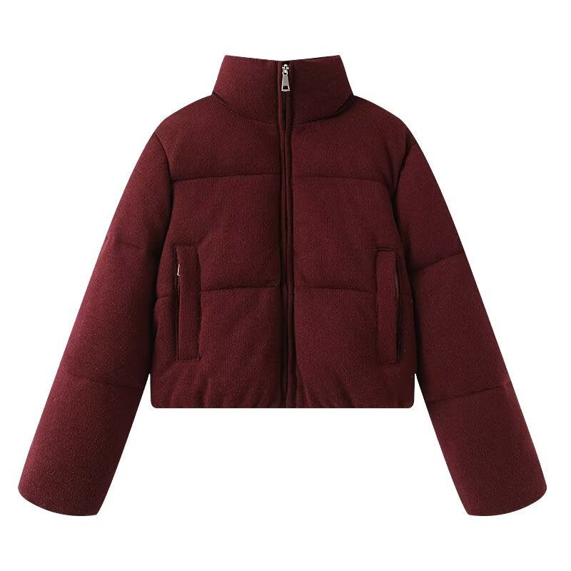 Standing collar warm cotton clothing