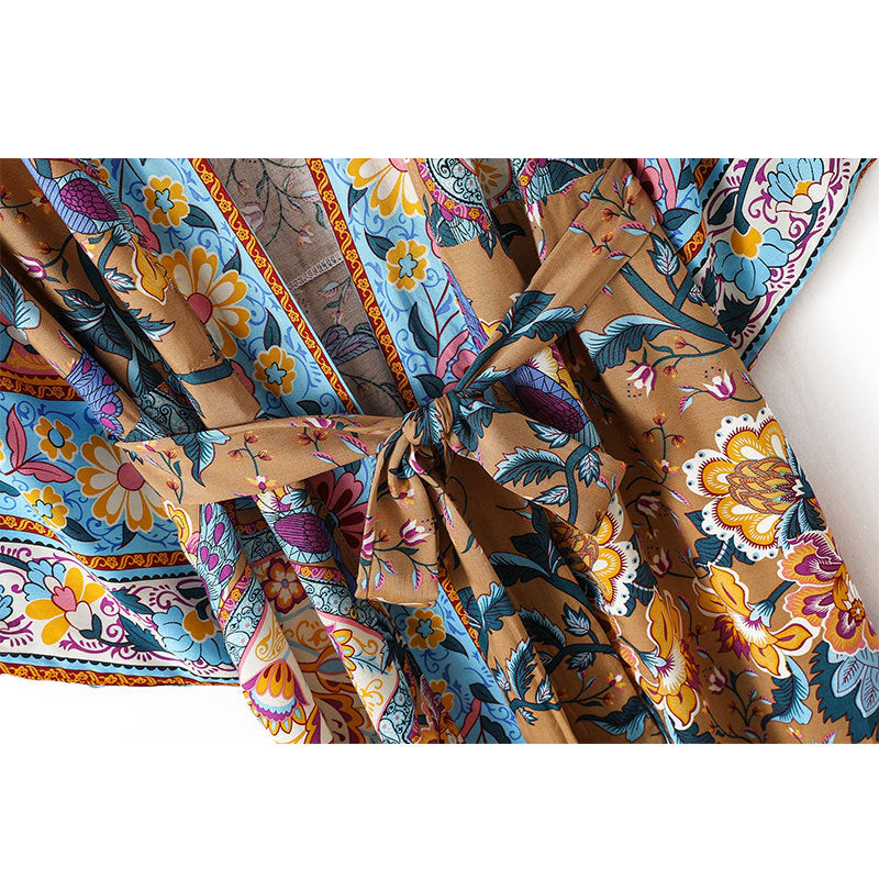 Cotton Print Kimono