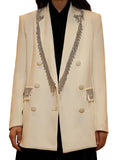 Tassel Double Breasted Blazer