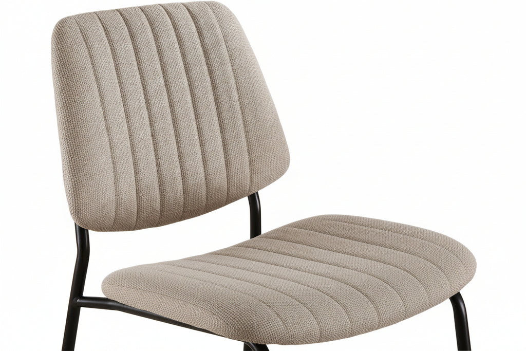 Retro linen chairs Set of Two