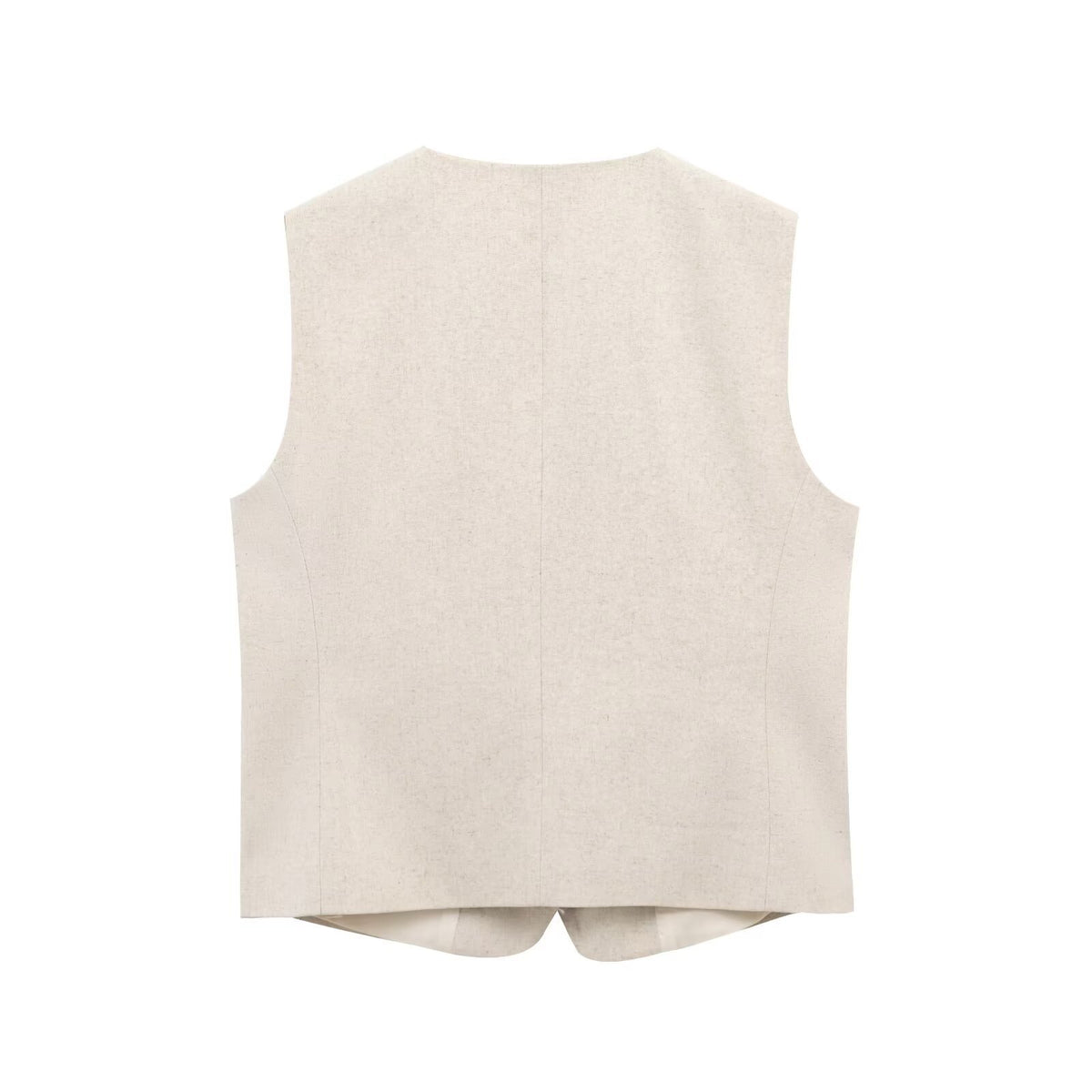 Linen Blend Waistcoat