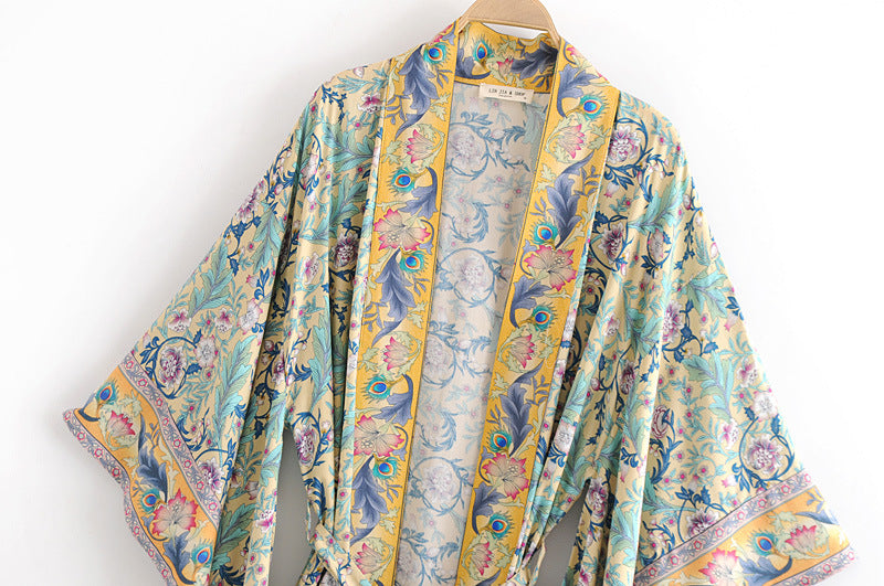 Women Print Kimono