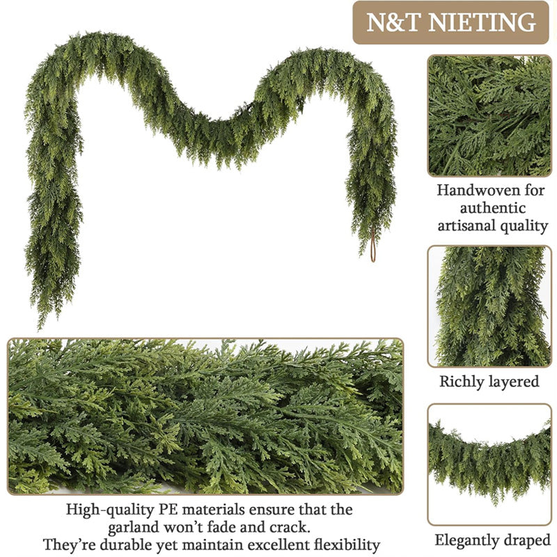 Artificial Cypress Wreath