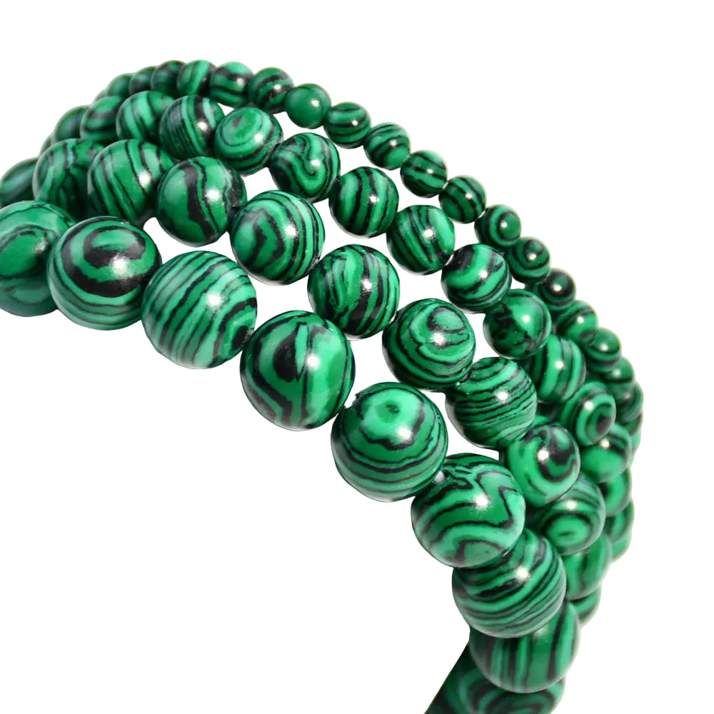 Malachite Beaded Bracelet