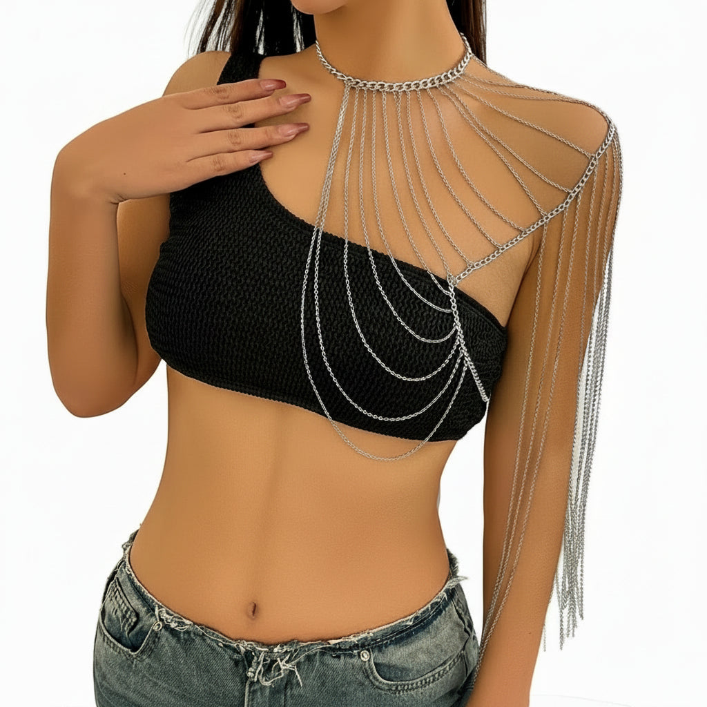Single Shoulder Body Chain