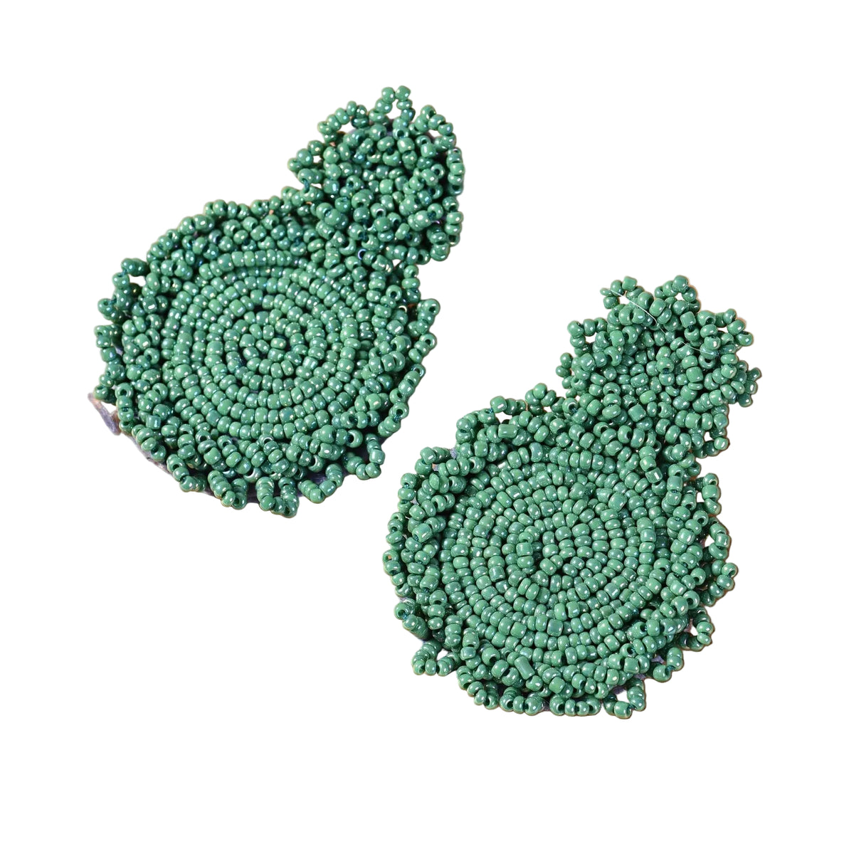 Hand Woven Rice Bead Earrings