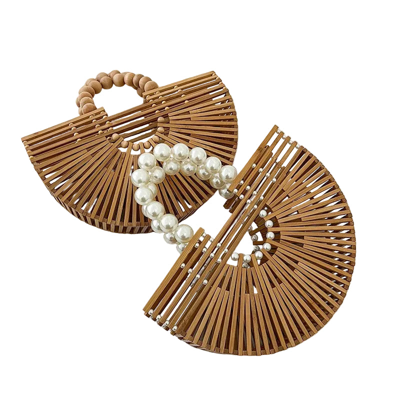 Handwoven Bamboo Joint Bag