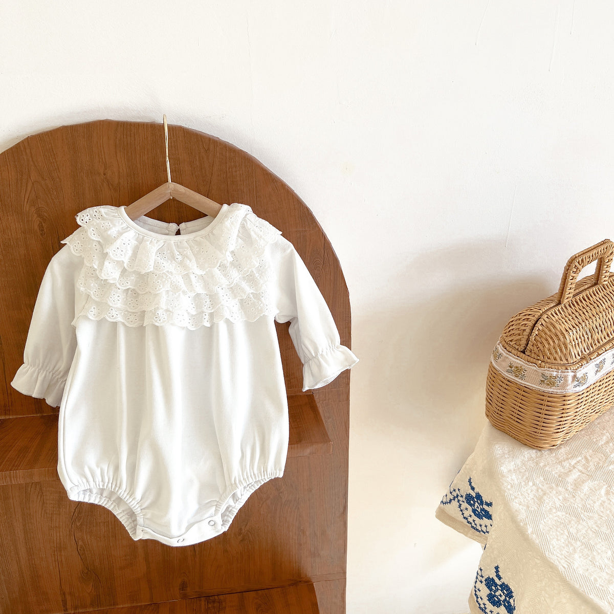 Lace Collar Romper