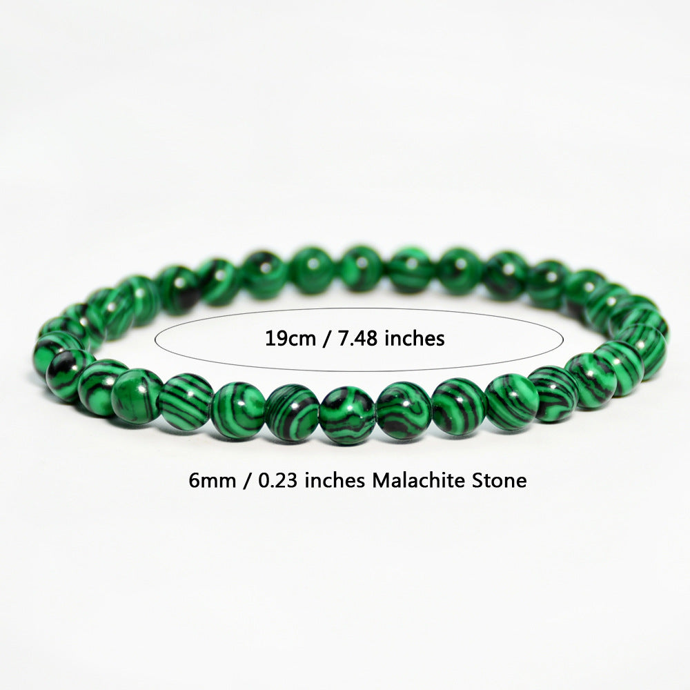 Malachite Beaded Bracelet