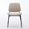 Retro linen chairs Set of Two