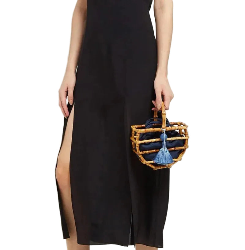 Handmade Tassel Bamboo Knot Bag