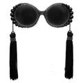 Round Tassel Sun Glasses