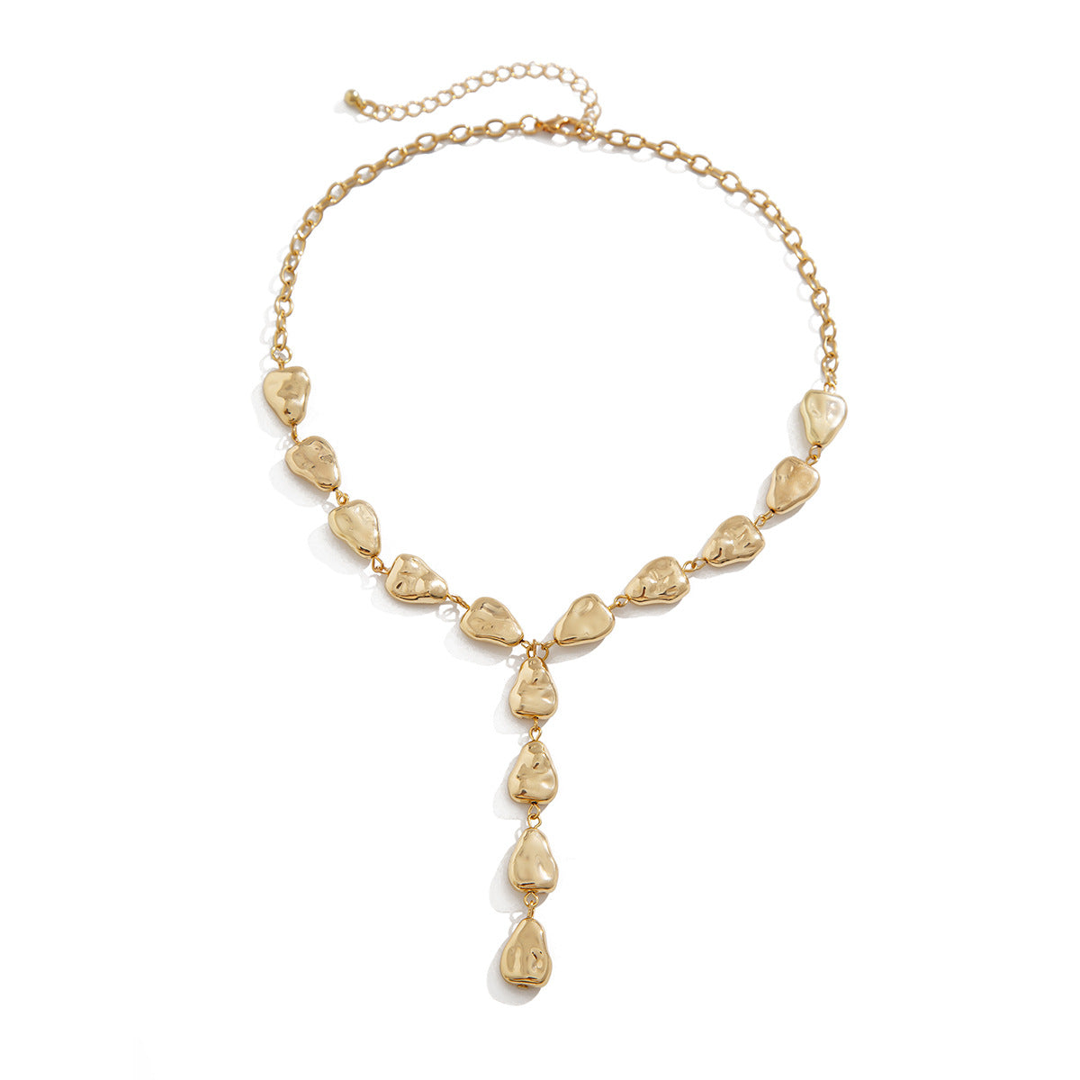 Irregular Baroque Y-shaped collarbone chain