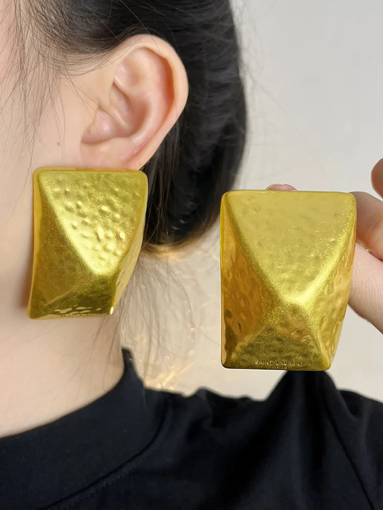 Texture Square  Earrings