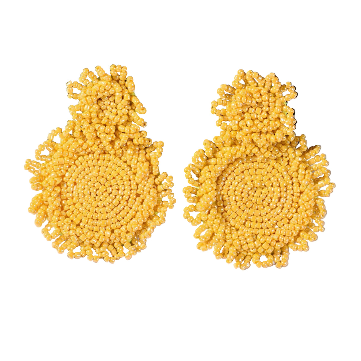 Hand Woven Rice Bead Earrings