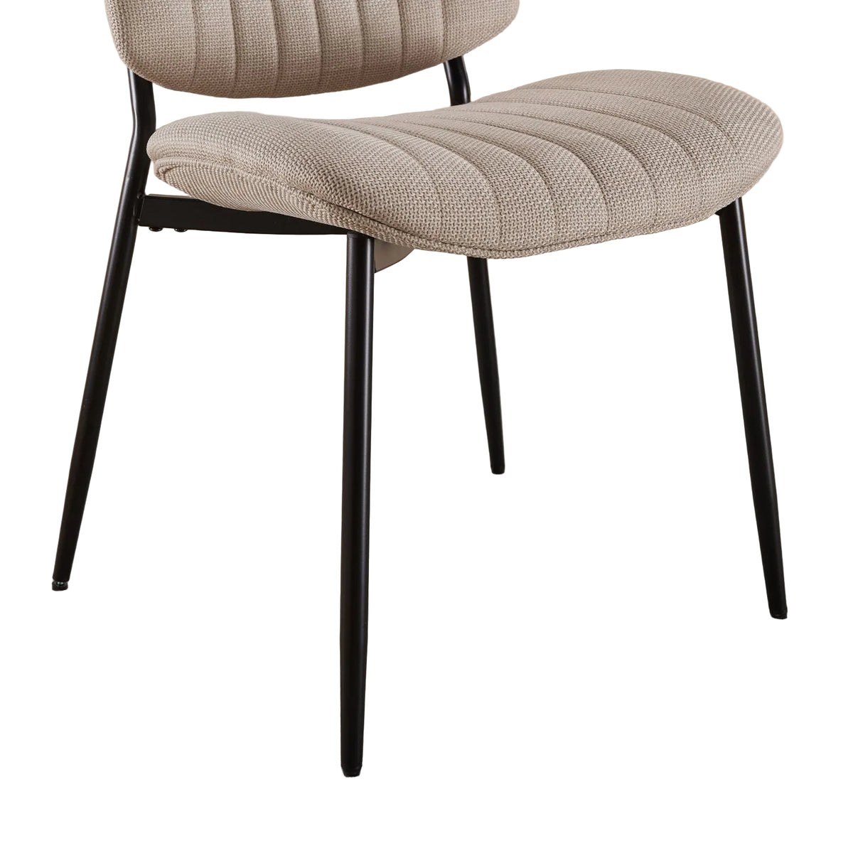 Retro linen chairs Set of Two