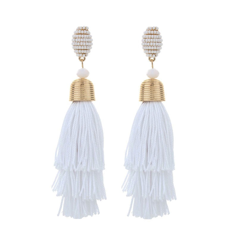 Long Tassel Earrings