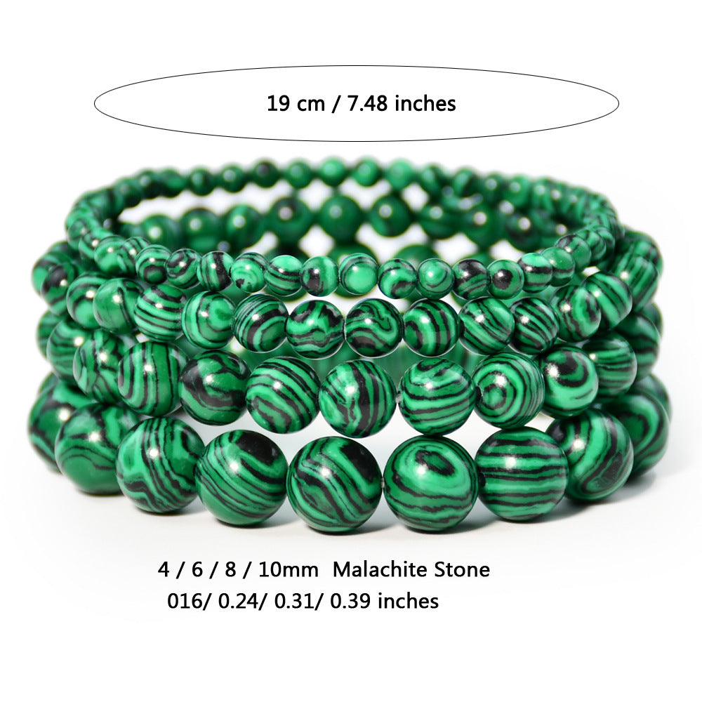 Malachite Beaded Bracelet