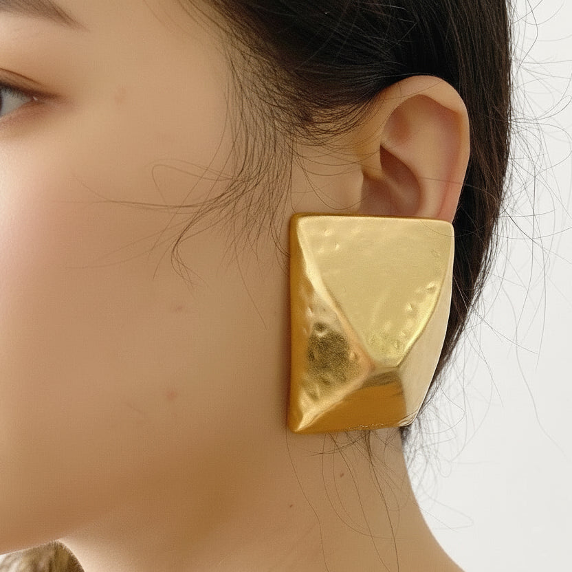 Texture Square  Earrings