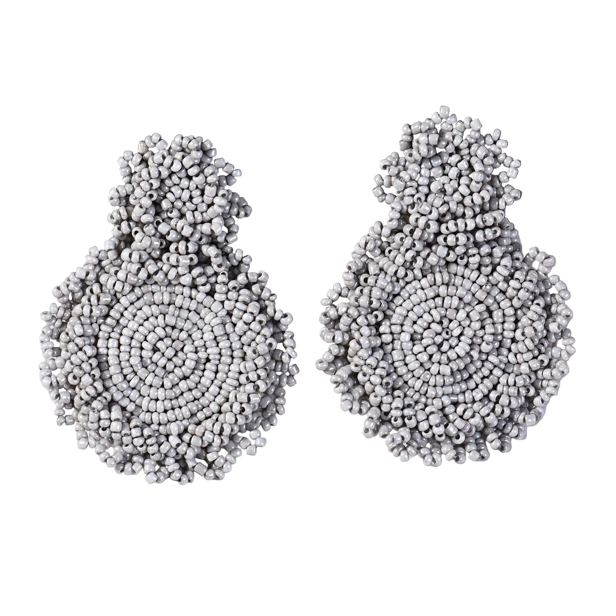 Hand Woven Rice Bead Earrings