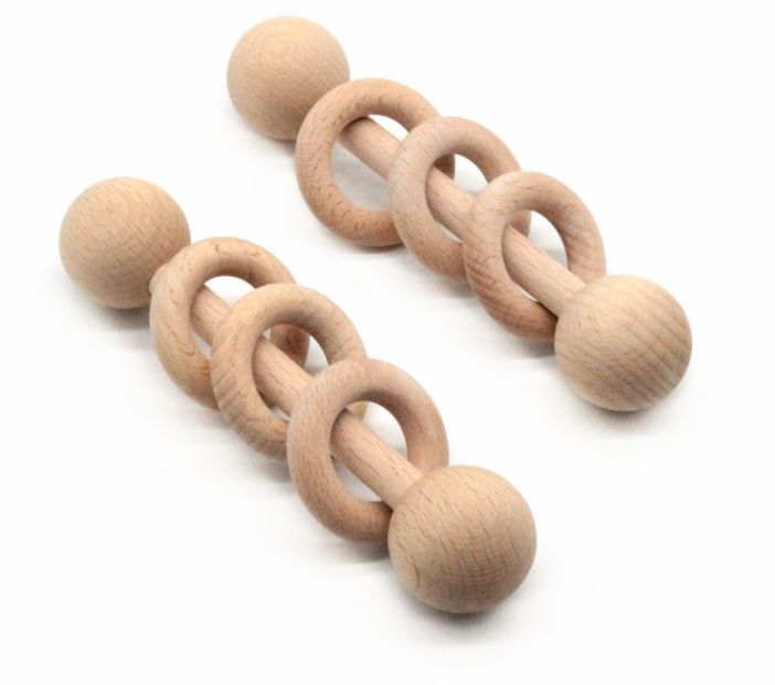 Baby Teething Wooden Ring