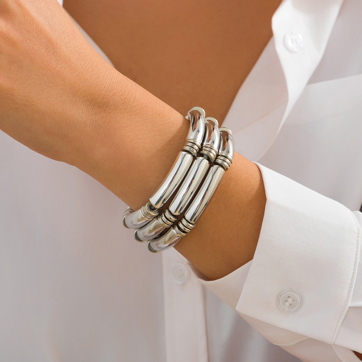 Bent Tube Bracelet
