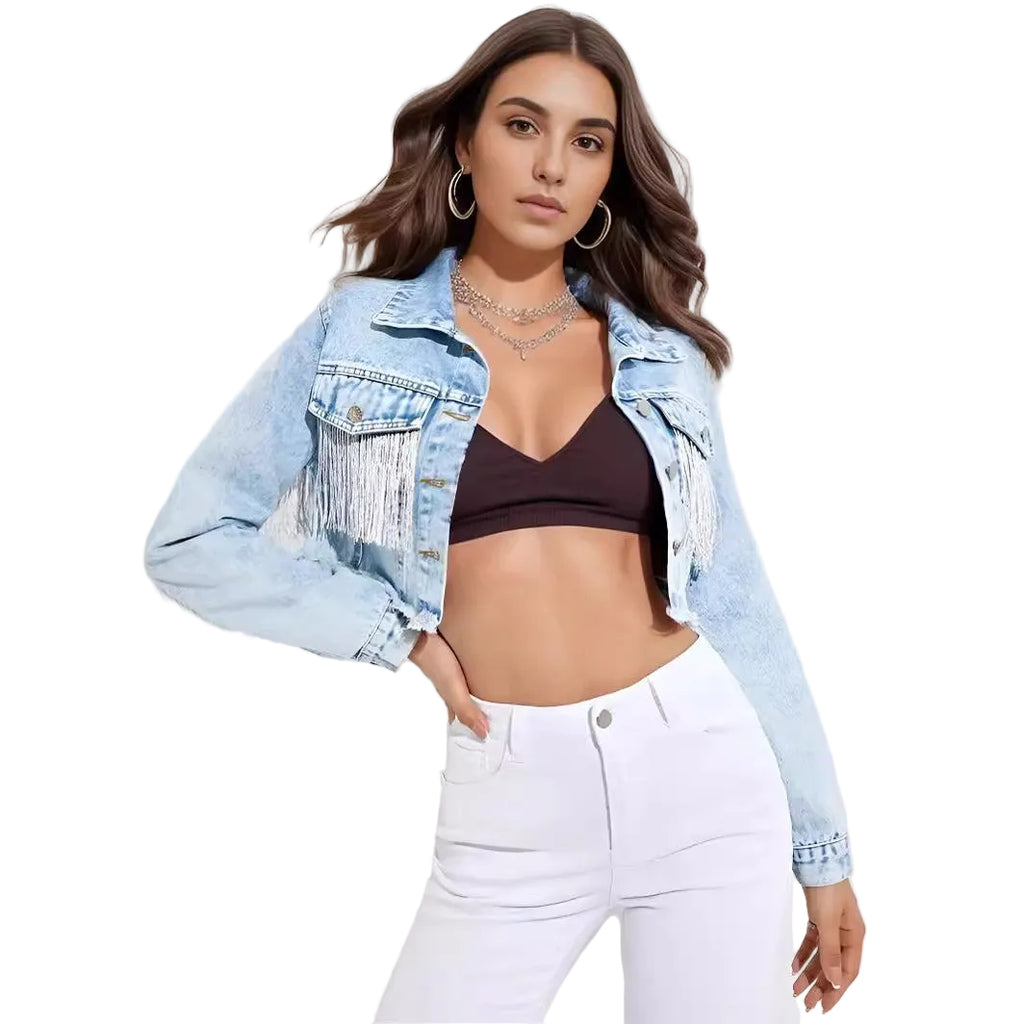 Tassel Denim Jacket