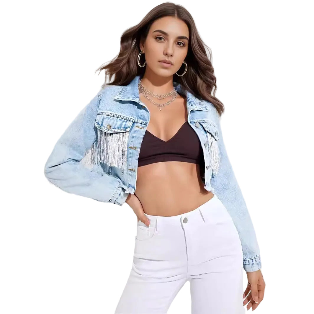 Tassel Denim Jacket