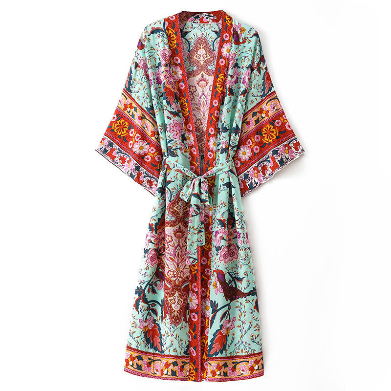 Cotton Print Kimono