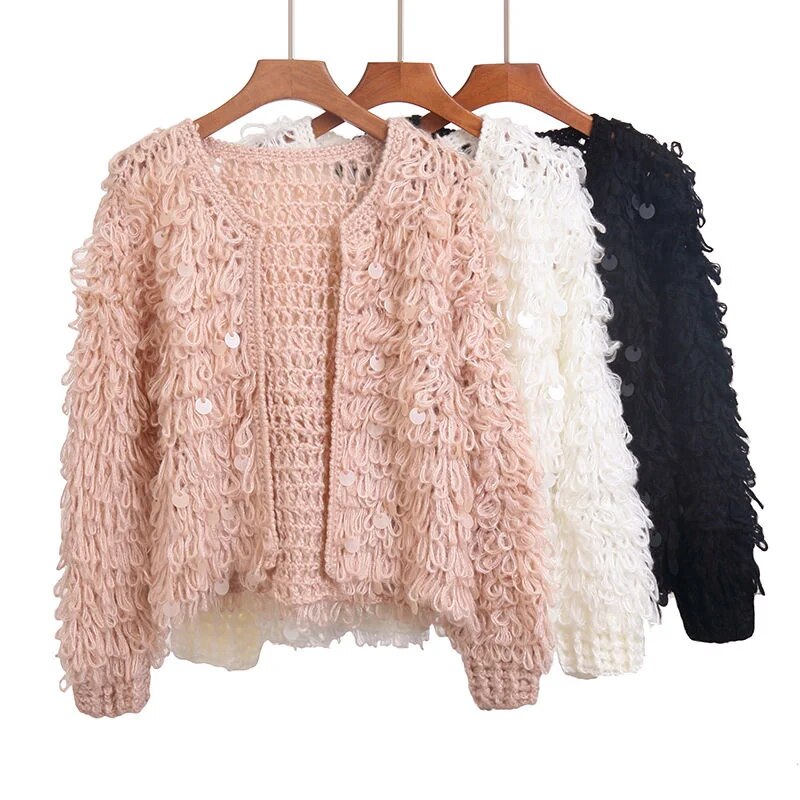 Tassel Mohair Cardigans
