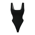 Square collar sleeveless vest jumpsuit