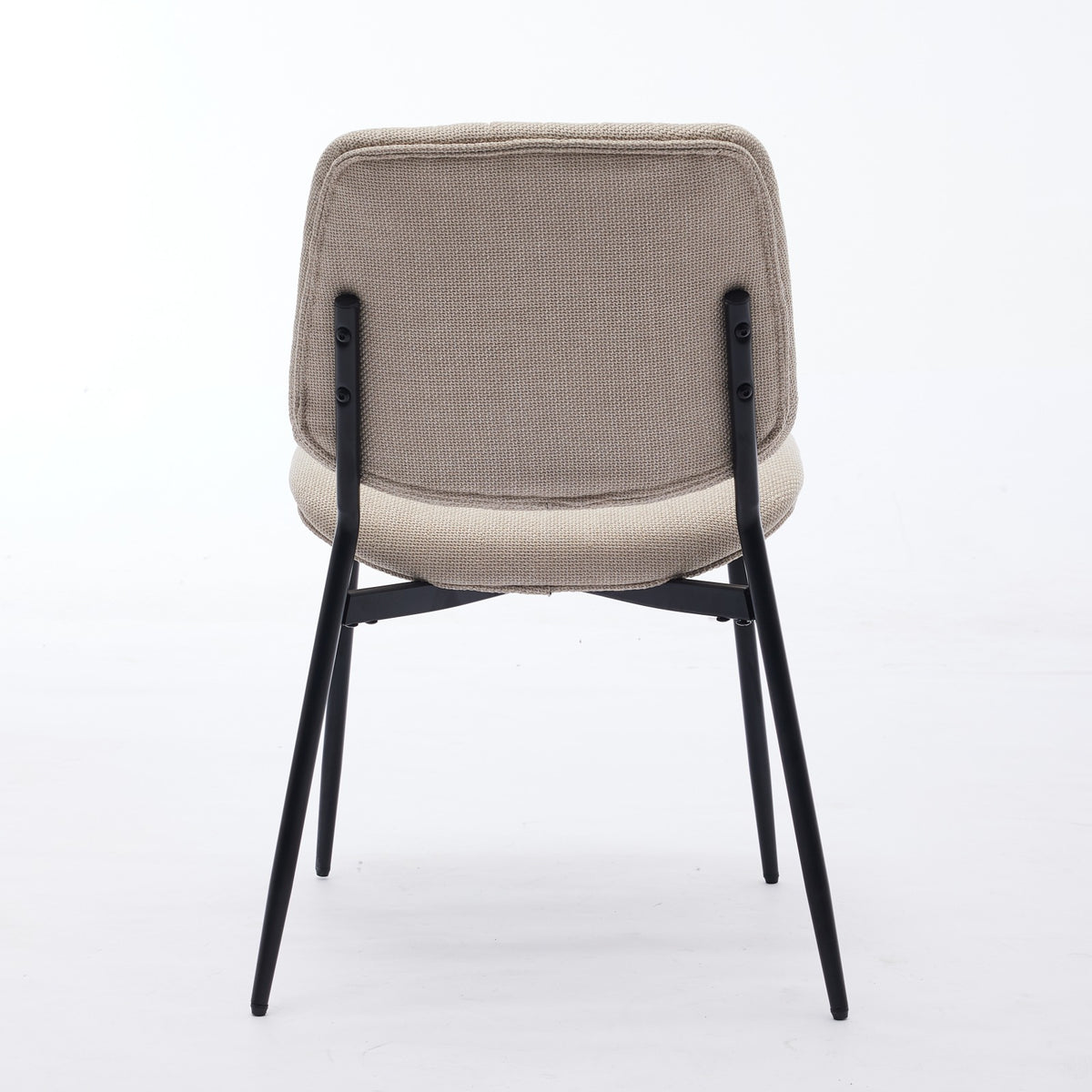Retro linen chairs Set of Two