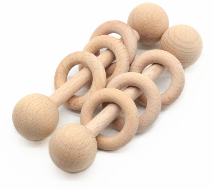 Baby Teething Wooden Ring