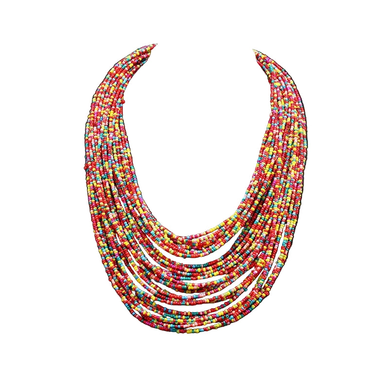 Exaggerated multi-layer necklace
