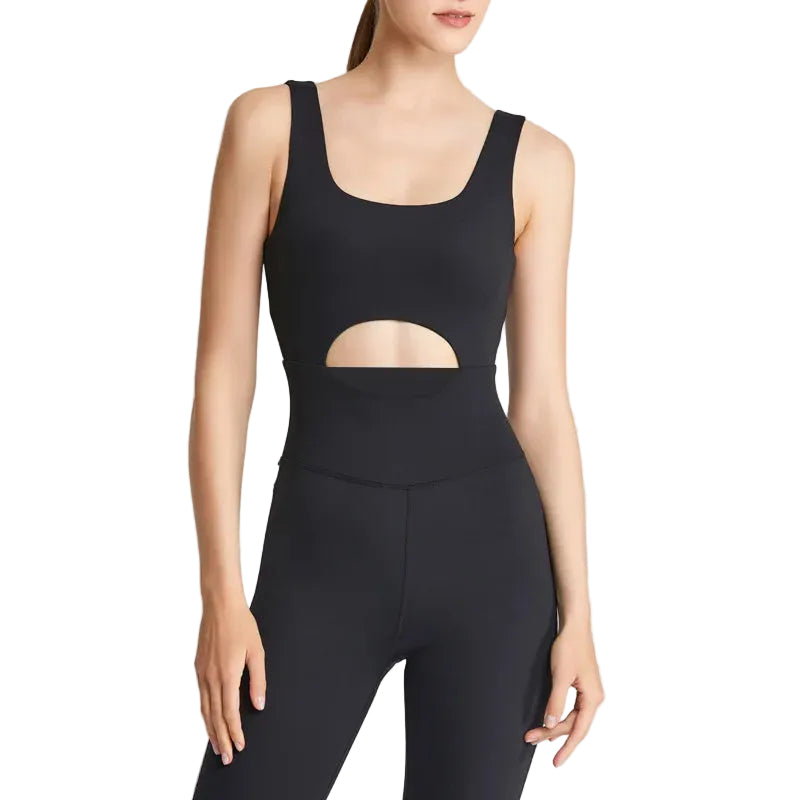 V-Back Yoga Jump Suit