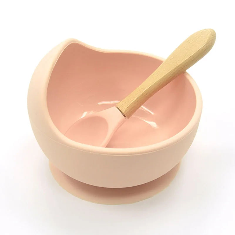 Baby Silicone Bowl Spoon Set