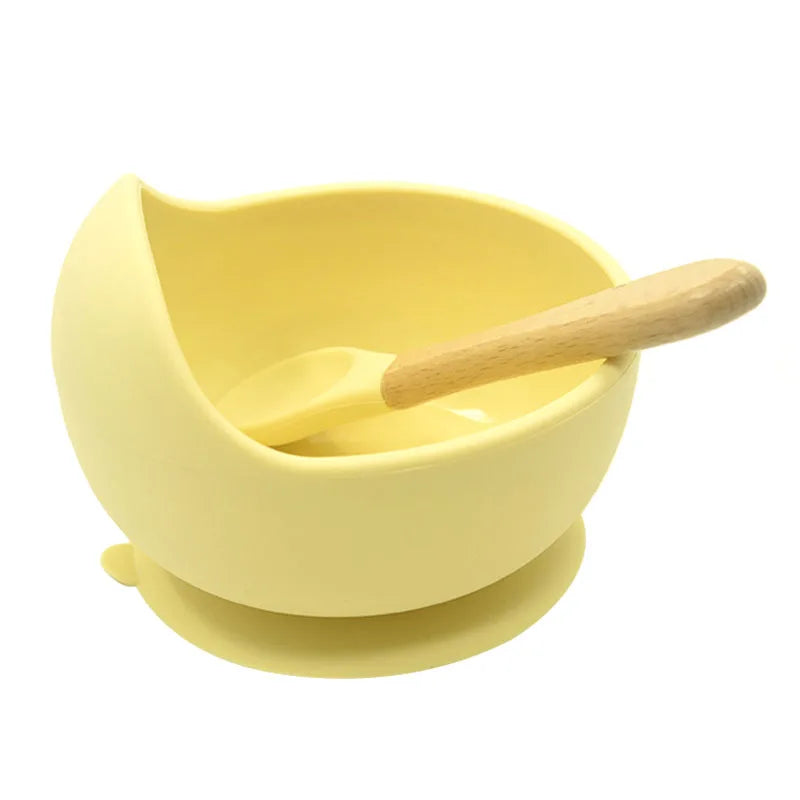Baby Silicone Bowl Spoon Set